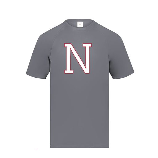 [2790.059.S-LOGO1] Men's Smooth Sport T-Shirt (Adult S, Gray, Logo 1)