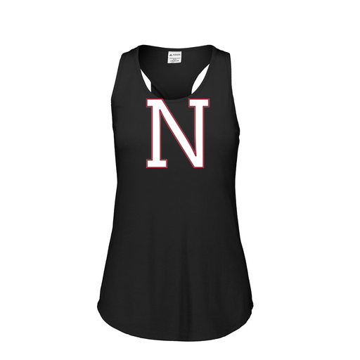 [3078.K94.S-LOGO1] Ladies Tri Blend Tank Top (Female Adult S, Black, Logo 1)