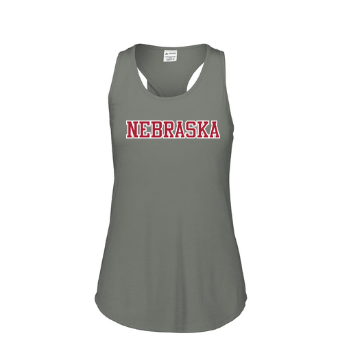 [3078.013.S-LOGO3] Ladies Tri Blend Tank Top (Female Adult S, Gray, Logo 3)