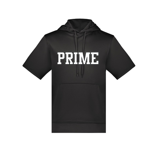 [6871.080.S-LOGO2] Men's Dri Fit Short Sleeve Hoodie (Adult S, Black, Logo 2)