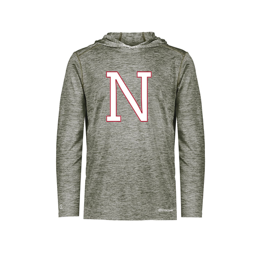 [FOLHCGGY-YS-LOGO1] Decker Youth Charge Hoodie (Youth S, Gray, Logo 1)