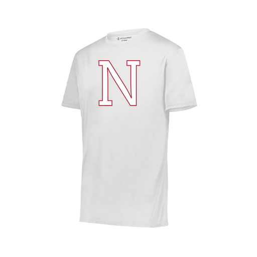 [222818.005.S-LOGO1] Men's Movement Dri Fit Shirt (Adult S, White, Logo 1)