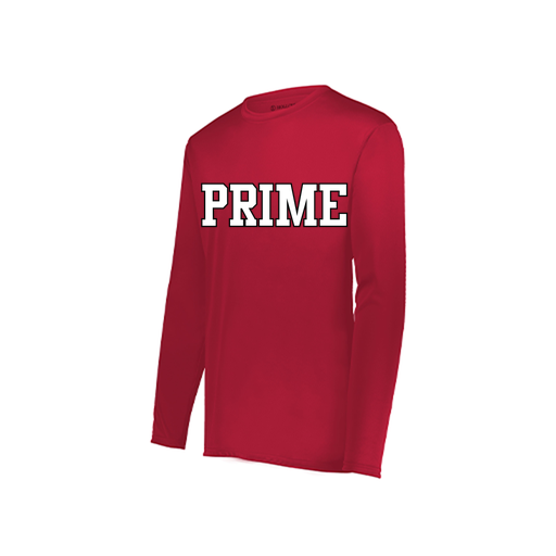 [222822.083.XS-LOGO2] Men's LS Smooth Sport Shirt (Adult XS, Red, Logo 2)