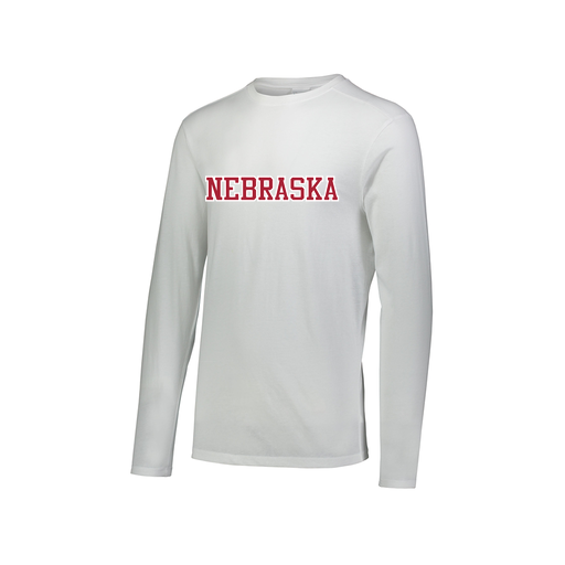 [3075.005.XS-LOGO3] Men's LS Ultra-blend T-Shirt (Adult XS, White, Logo 3)